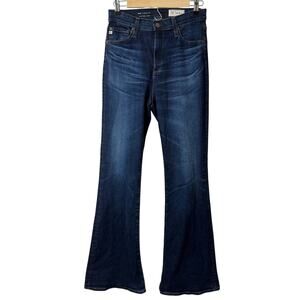 AG Adriano Goldschmied Women's Madi High-Rise Flare Jeans Dark Wash 27 Stretch